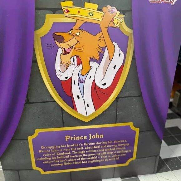 Super7 Disney Robin Hood Prince John 1:10 - Brand New - Picture 2 of 4
